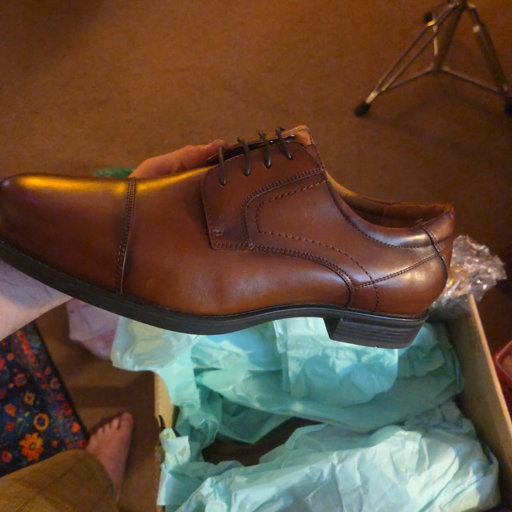 Florsheim Rich Brown Leather Oxfords